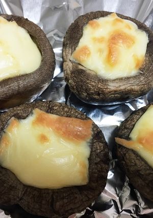 簡単！糖質制限！しいたけのマヨチーズ焼き-レシピのメイン写真