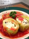 まごわやさしい豆腐とツナのロールキャベツ