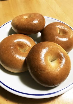 つやつやベーグル!簡単!焼きたては最高!-レシピのメイン写真