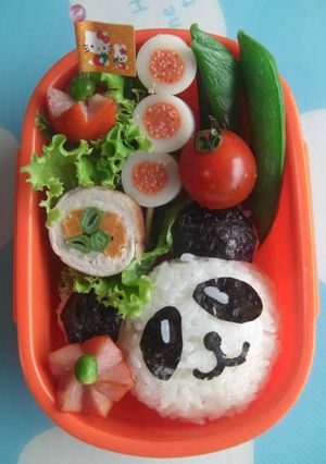パンダさんのキャラ弁-レシピのメイン写真