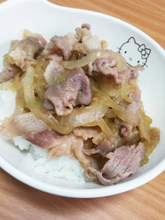 豚生姜焼丼☆前日仕込みで味染み染み☆-レシピのメイン写真