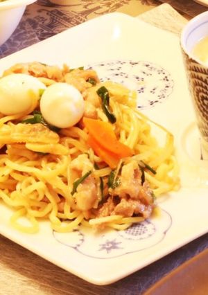煮込むの⁈しっとり絶品！煮込み焼きそば-レシピのメイン写真