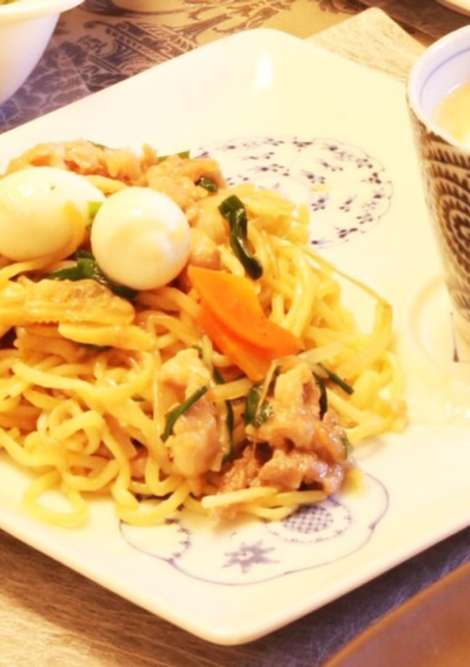 煮込むの⁈しっとり絶品！煮込み焼きそば-レシピのメイン写真