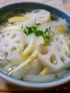 簡単美味しい♪レンコンと大根のレモン酢♪-レシピのメイン写真