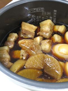 【衝撃】短時間!炊飯器で豚の角煮♪-レシピのメイン写真