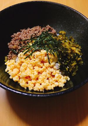 簡単にぱぱっと!三色丼♡-レシピのメイン写真