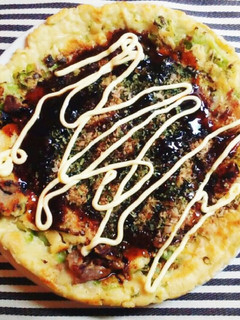 フライパンでBIG★お好み焼き-レシピのメイン写真