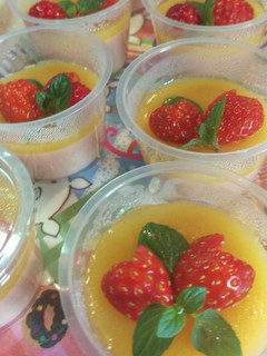 甘酒イチゴムースのオレンジジュレかけ-レシピのメイン写真