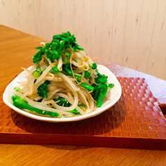 菜の花ともやしのナムル-レシピのメイン写真