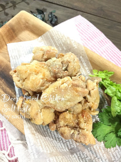肉汁じゅわ〜!冷めても美味しい塩唐揚げ-レシピのメイン写真