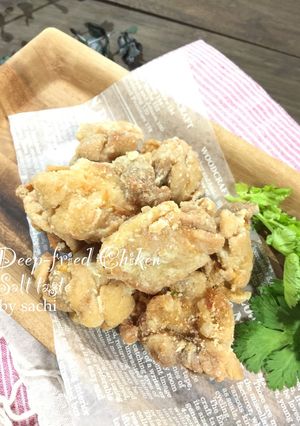 肉汁じゅわ〜！冷めても美味しい塩唐揚げ-レシピのメイン写真