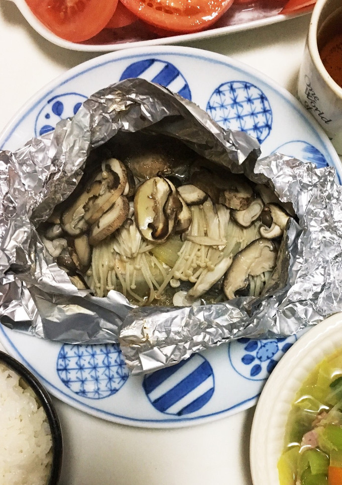 鮭ときのこのホイル焼き-レシピのメイン写真