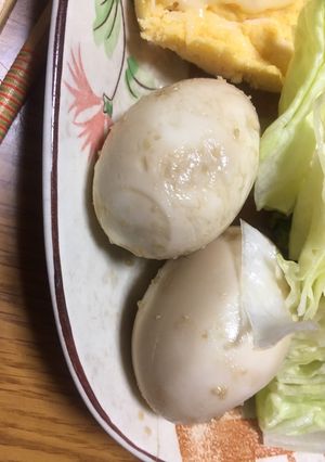 やみつき！ピリッと辛い味付け卵！-レシピのメイン写真