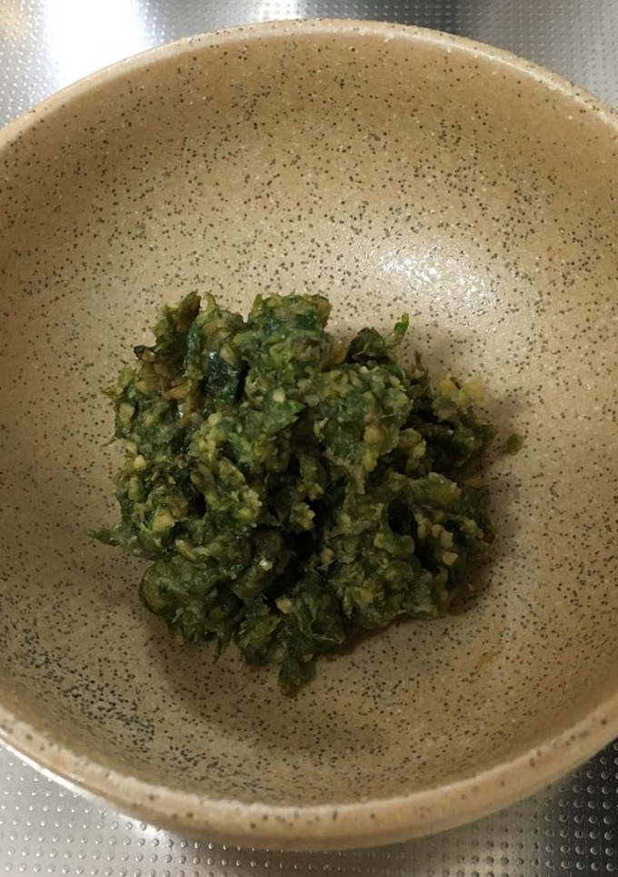 季節の食材！　ふきのとう味噌♪-レシピのメイン写真