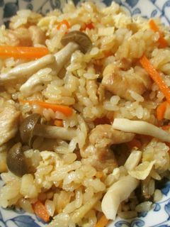 焼き鳥缶を使わない!焼き鳥の炊き込みご飯-レシピのメイン写真