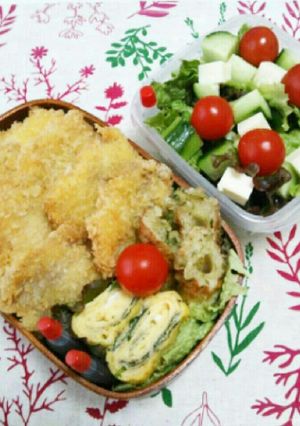 ソースカツ丼弁当（おかず付き）-レシピのメイン写真