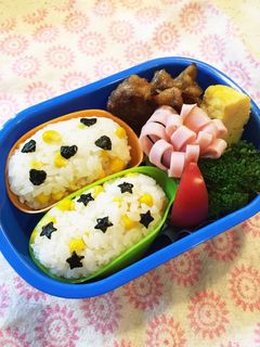 簡単*可愛い*おにぎり弁当-レシピのメイン写真
