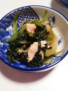 *葉ごぼうと豚肉の炒め煮*-レシピのメイン写真