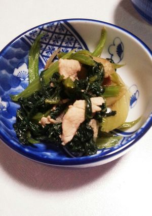 ＊葉ごぼうと豚肉の炒め煮＊-レシピのメイン写真