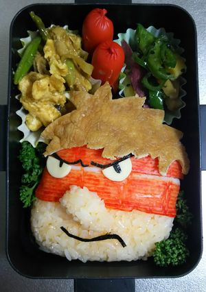 旦那⭐キャラ弁 鷹の爪団の吉田くん-レシピのメイン写真