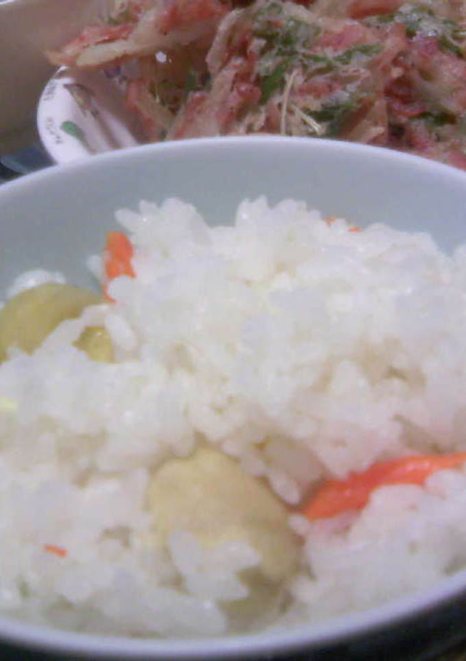 栗御飯-レシピのメイン写真