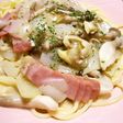 カップスープの素で作るクリームパスタ