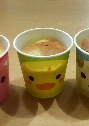 紙コップでしっとりチョコバナナケーキ-レシピのメイン写真