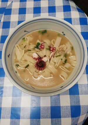 煮しめの変形きしめん明石風-レシピのメイン写真