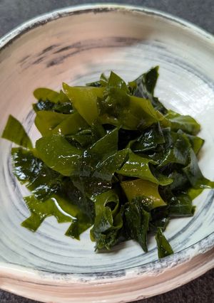 七尾産生ワカメ！シャキっと美味しい酢の物-レシピのメイン写真