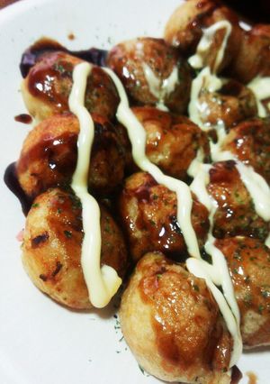 卵なしふわとろたこ焼き-レシピのメイン写真