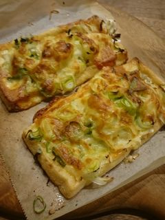 簡単激ウマ!油揚げのネギピザ-レシピのメイン写真