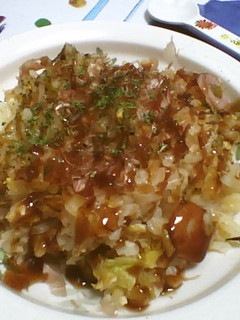 チャーハン de お好み焼き風-レシピのメイン写真