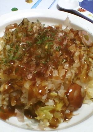 チャーハン de お好み焼き風-レシピのメイン写真
