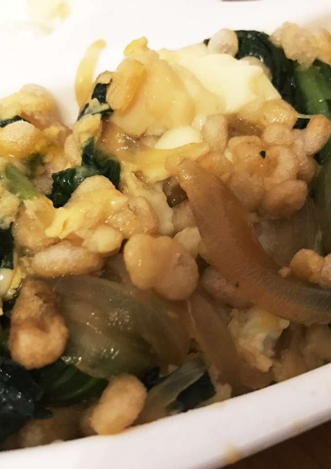 豆腐と揚げ玉の卵とじ-レシピのメイン写真