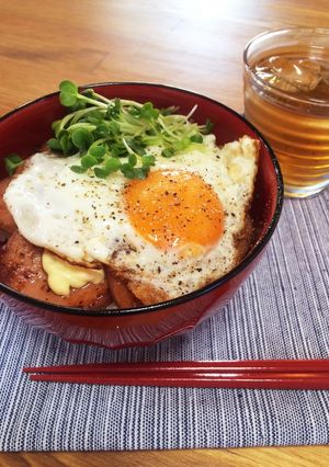 節約☆ベビーハム丼♫♫-レシピのメイン写真
