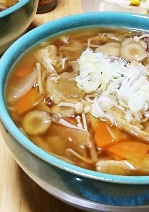 夏の残り素麺でポカポカあんかけ☆-レシピのメイン写真