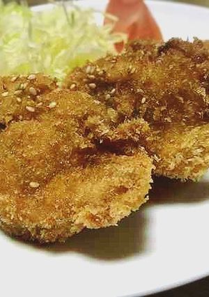 香ばしい♡チキンカツの胡麻ソースがけ-レシピのメイン写真