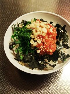 天かすで❗極上ネギトロ丼♪-レシピのメイン写真
