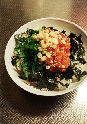 天かすで❗極上ネギトロ丼♪-レシピのメイン写真