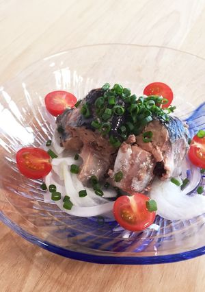 コストコ＊カンタン酢 de サバ缶マリネ-レシピのメイン写真