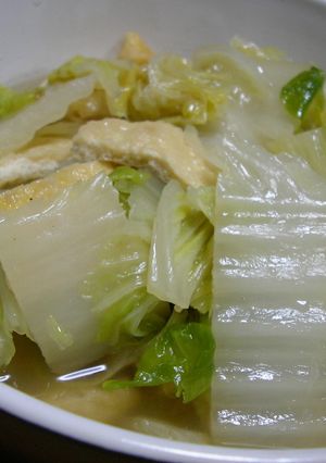 お母ちゃんの味☆白菜の炊いたん-レシピのメイン写真