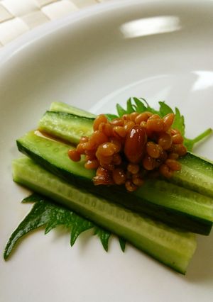 ムラヨウのひしお＆きゅうり(村要本店)-レシピのメイン写真