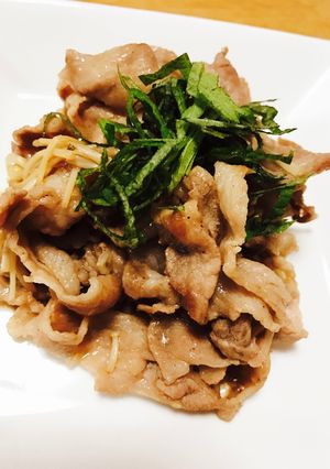 豚肉の柚子胡椒ポン酢炒め-レシピのメイン写真