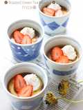香ばしい茶の風味♪ほうじ茶ムース