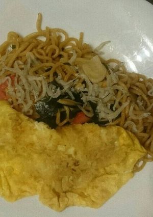 チーズそぼろのオムそば-レシピのメイン写真