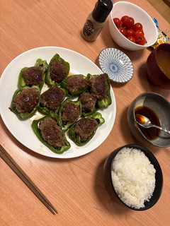 かんたんピーマンの肉詰め-レシピのメイン写真