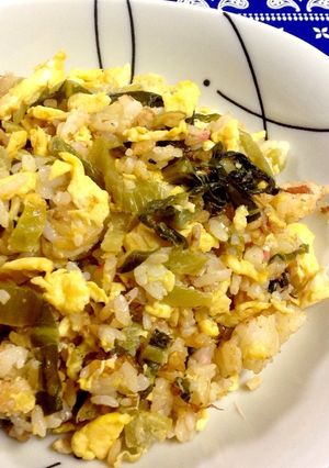 お昼にパパッと！高菜チャーハン♡-レシピのメイン写真
