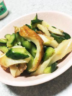 きゅうりとちくわの簡単漬け物♡-レシピのメイン写真