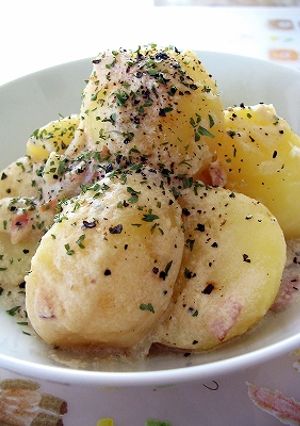 新じゃがとベーコンの豆乳煮☆-レシピのメイン写真