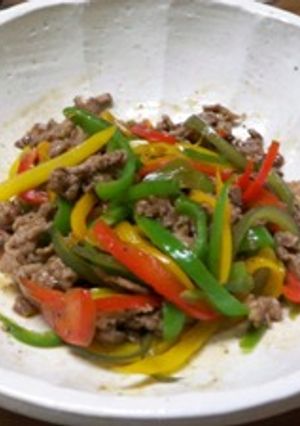 彩り青椒牛肉絲-レシピのメイン写真